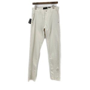 MASSIMO DUTTI Tall Cream Slim Straight Pant NWT Size 30